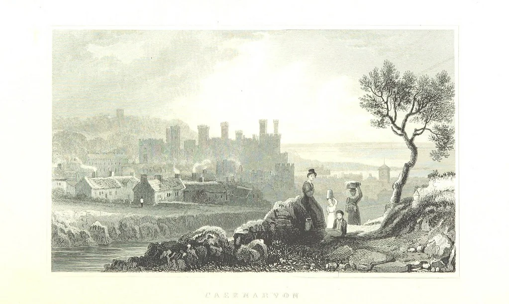 An illustration from The History of Wales from the earliest times to its final incorporation with the kingdom of England etc, 1853, leaf 722