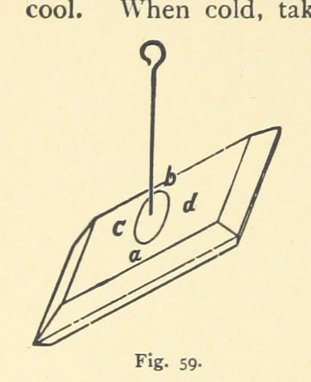 An illustration from Crystallography for Beginners. With an appendix on the use of the blowpipe and the determination of common minerals, etc. [With 3 tables of diagrams, 1896, leaf 102