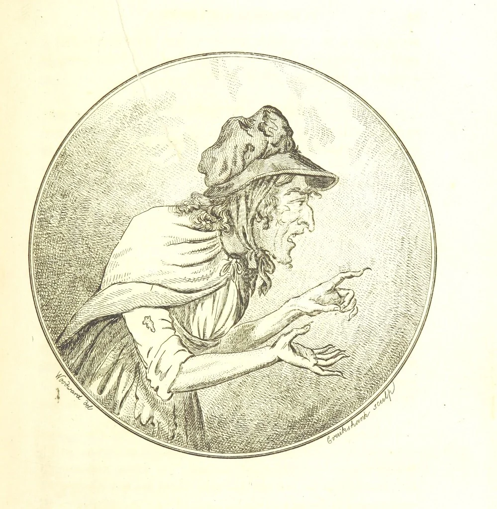 An illustration from Excentric excursions; or, literary and pictorial sketches of countenance, character and country in different parts of England and South Wales ... Embellished with ... prints [by J. Cruikshank, 1807, leaf 167