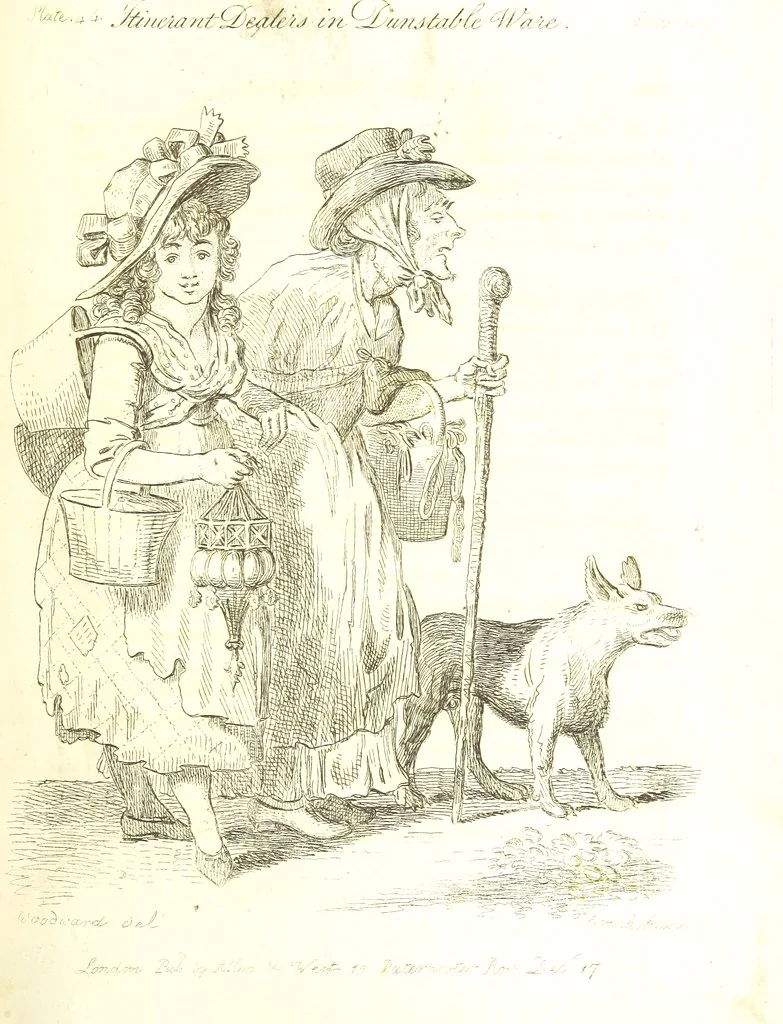 An illustration from Excentric excursions; or, literary and pictorial sketches of countenance, character and country in different parts of England and South Wales ... Embellished with ... prints [by J. Cruikshank, 1807, leaf 213