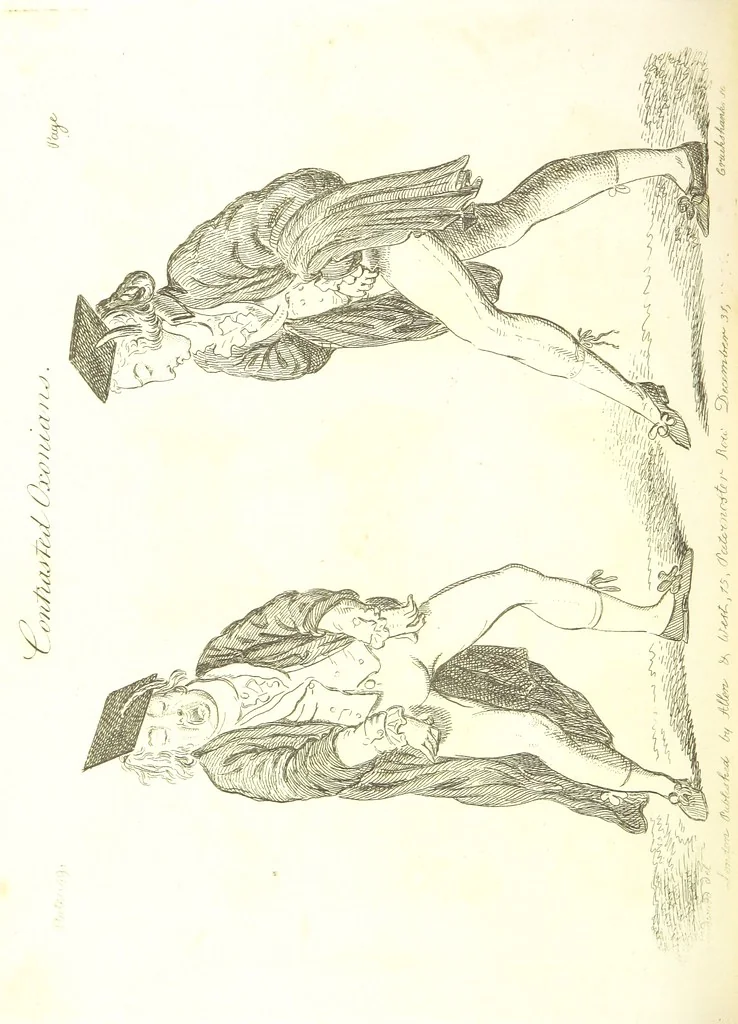An illustration from Excentric excursions; or, literary and pictorial sketches of countenance, character and country in different parts of England and South Wales ... Embellished with ... prints [by J. Cruikshank, 1807, leaf 236