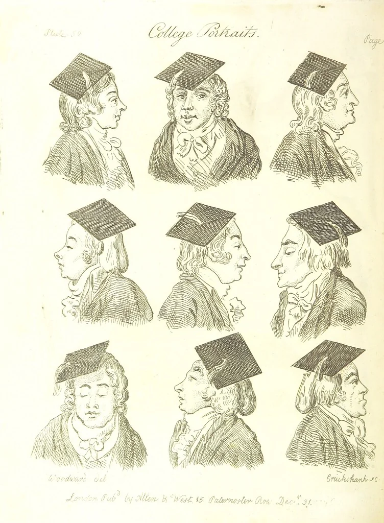 An illustration from Excentric excursions; or, literary and pictorial sketches of countenance, character and country in different parts of England and South Wales ... Embellished with ... prints [by J. Cruikshank, 1807, leaf 238