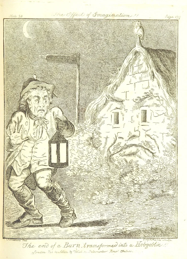 An illustration from Excentric excursions; or, literary and pictorial sketches of countenance, character and country in different parts of England and South Wales ... Embellished with ... prints [by J. Cruikshank, 1807, leaf 273
