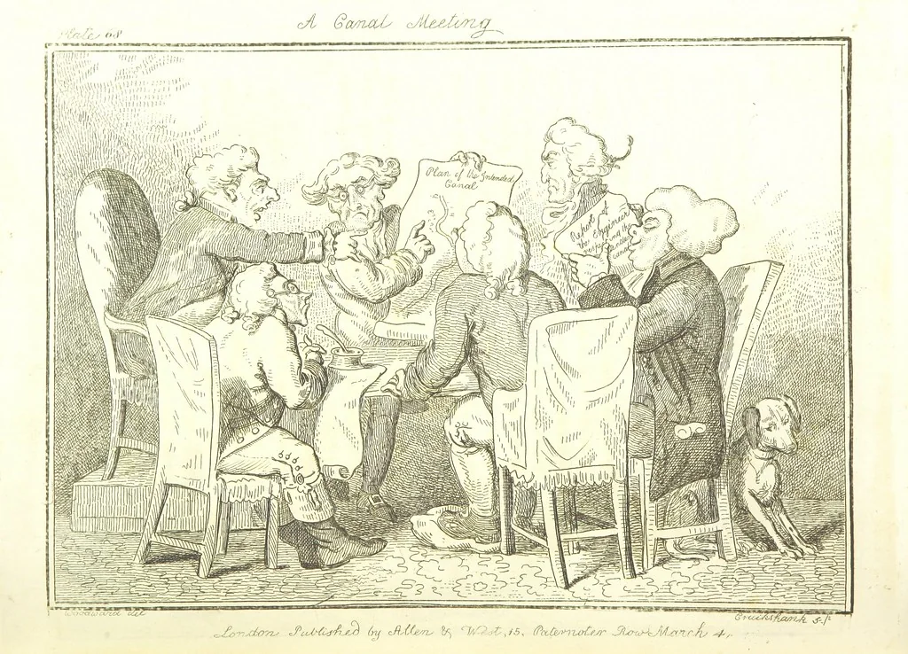 An illustration from Excentric excursions; or, literary and pictorial sketches of countenance, character and country in different parts of England and South Wales ... Embellished with ... prints [by J. Cruikshank, 1807, leaf 312