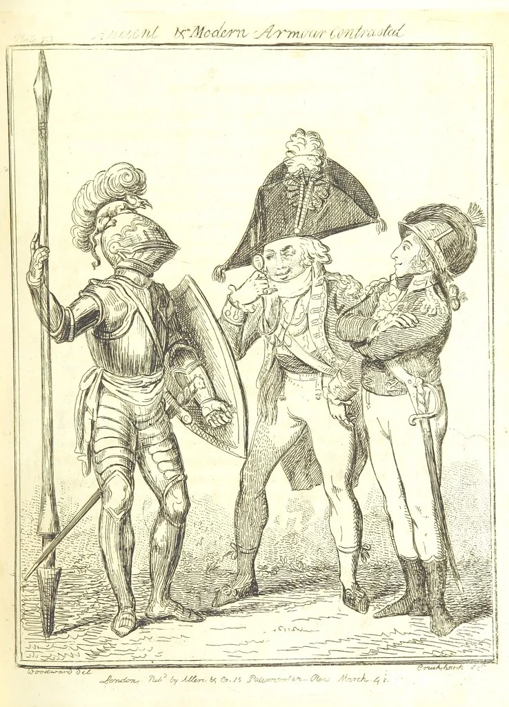 An illustration from Excentric excursions; or, literary and pictorial sketches of countenance, character and country in different parts of England and South Wales ... Embellished with ... prints [by J. Cruikshank, 1807, leaf 327