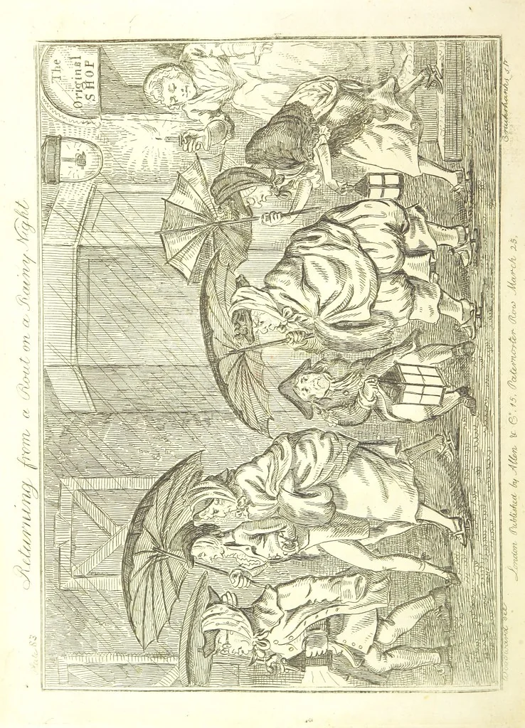 An illustration from Excentric excursions; or, literary and pictorial sketches of countenance, character and country in different parts of England and South Wales ... Embellished with ... prints [by J. Cruikshank, 1807, leaf 362