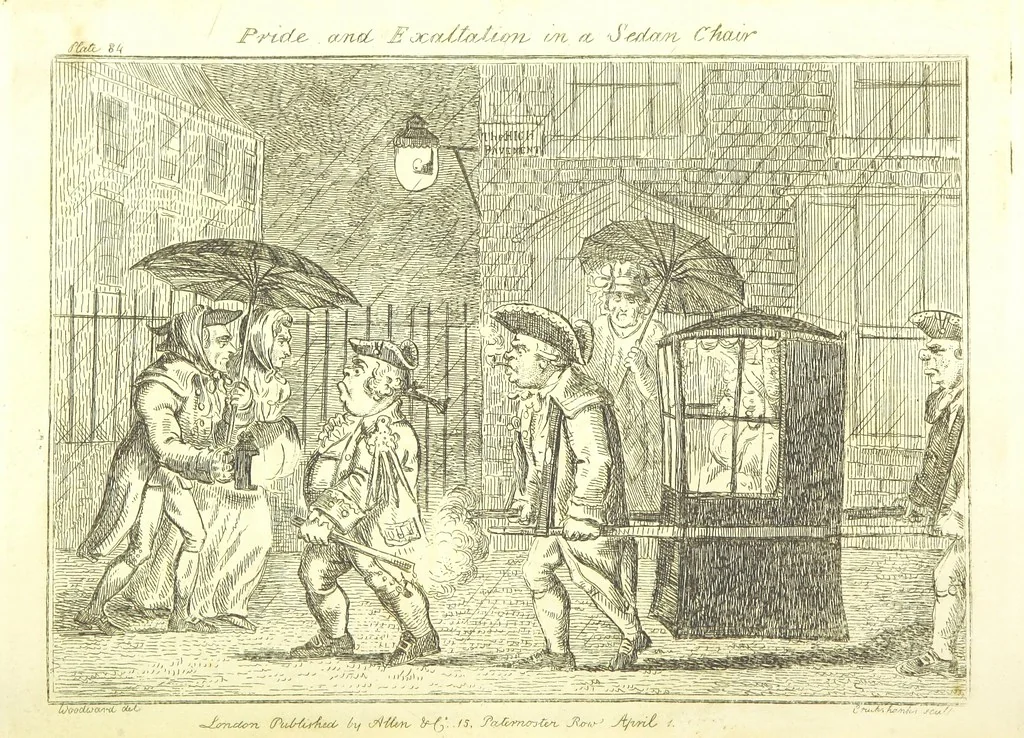 An illustration from Excentric excursions; or, literary and pictorial sketches of countenance, character and country in different parts of England and South Wales ... Embellished with ... prints [by J. Cruikshank, 1807, leaf 364