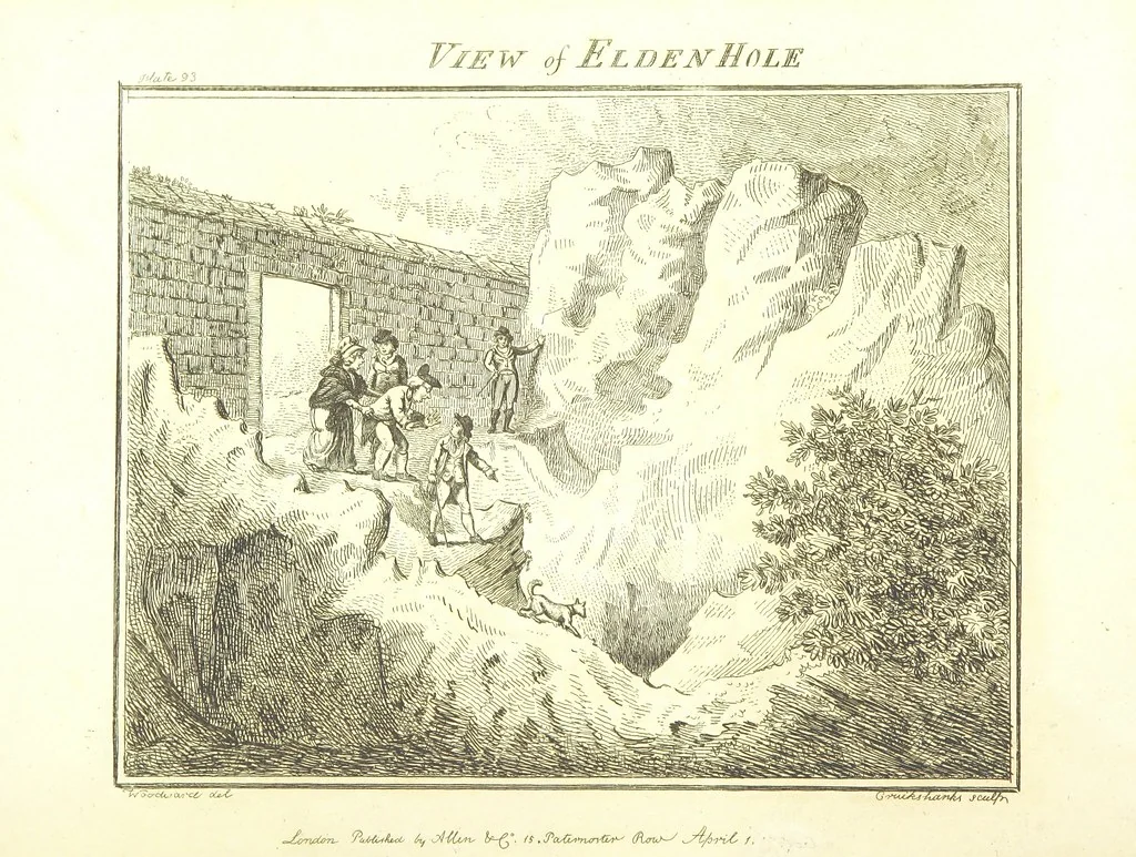 An illustration from Excentric excursions; or, literary and pictorial sketches of countenance, character and country in different parts of England and South Wales ... Embellished with ... prints [by J. Cruikshank, 1807, leaf 402