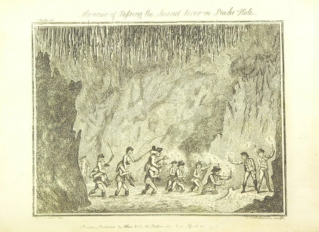 An illustration from Excentric excursions; or, literary and pictorial sketches of countenance, character and country in different parts of England and South Wales ... Embellished with ... prints [by J. Cruikshank, 1807, leaf 408