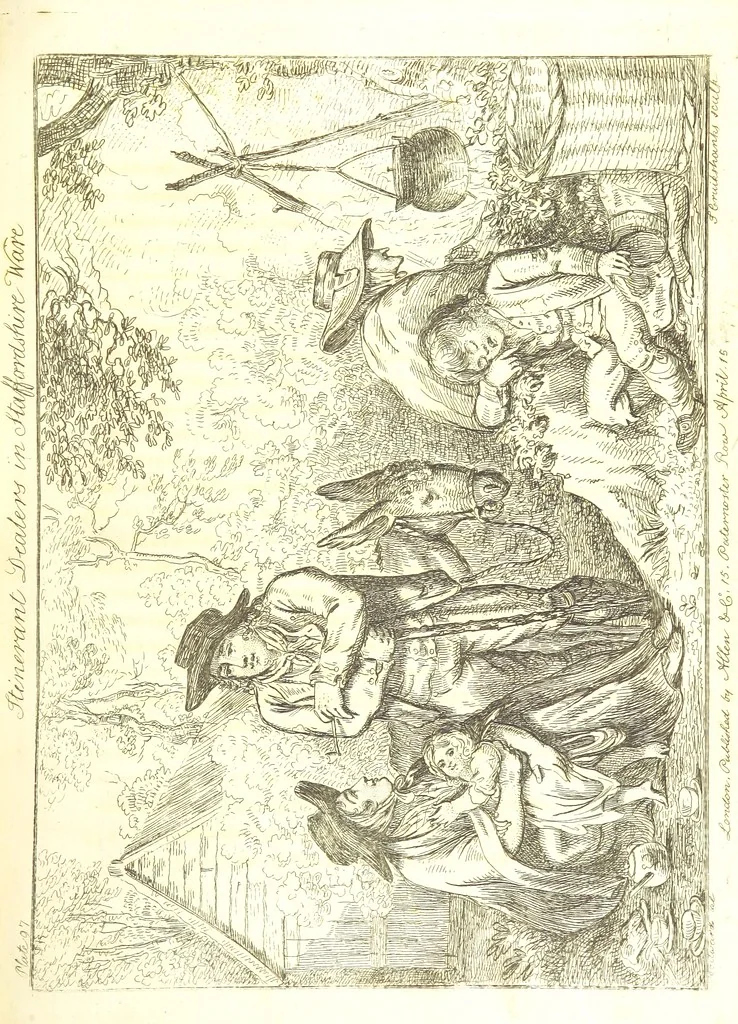 An illustration from Excentric excursions; or, literary and pictorial sketches of countenance, character and country in different parts of England and South Wales ... Embellished with ... prints [by J. Cruikshank, 1807, leaf 415