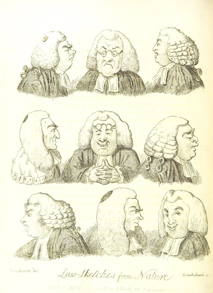 An illustration from Excentric excursions; or, literary and pictorial sketches of countenance, character and country in different parts of England and South Wales ... Embellished with ... prints [by J. Cruikshank, 1807, leaf 86