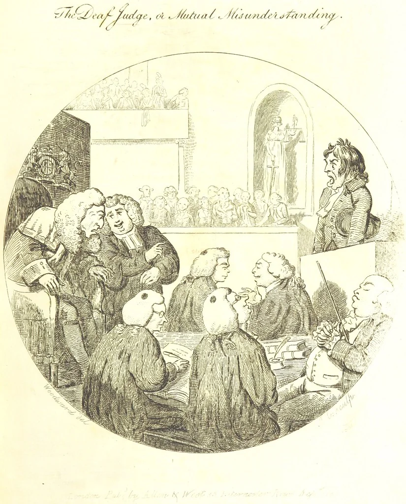 An illustration from Excentric excursions; or, literary and pictorial sketches of countenance, character and country in different parts of England and South Wales ... Embellished with ... prints [by J. Cruikshank, 1807, leaf 93