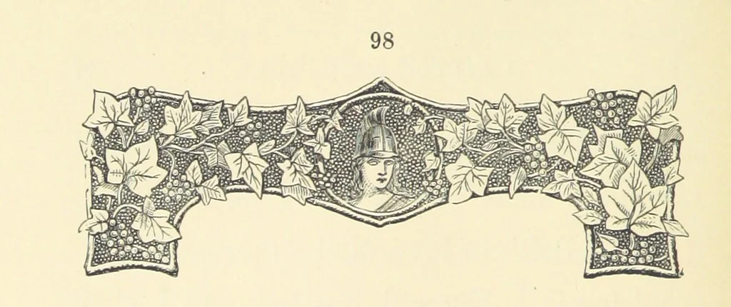 An illustration from All for Naught. [A novel, 1890, leaf 110