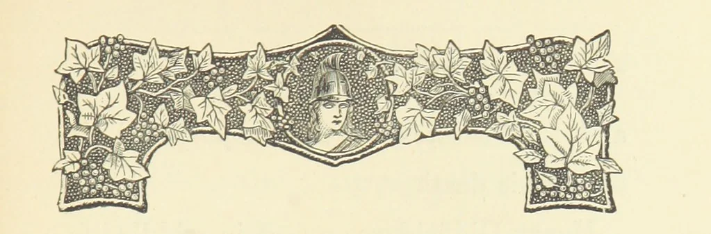 An illustration from All for Naught. [A novel, 1890, leaf 13