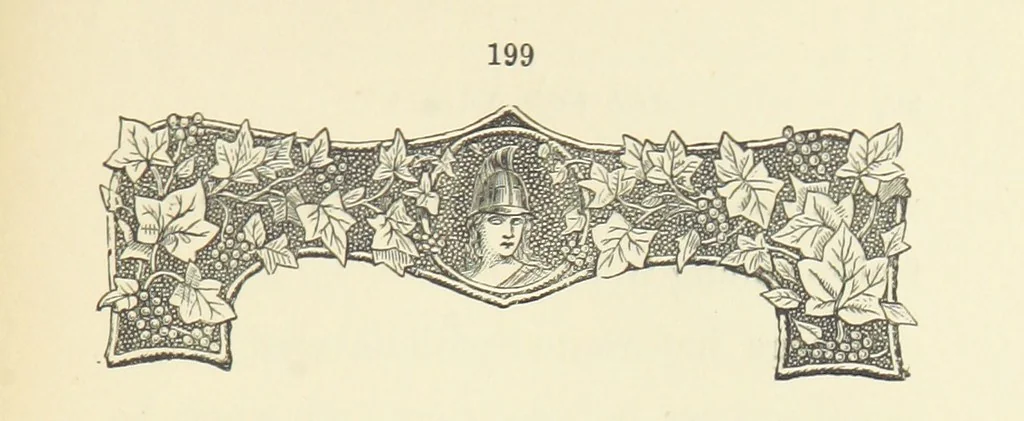 An illustration from All for Naught. [A novel, 1890, leaf 211
