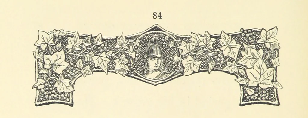 An illustration from All for Naught. [A novel, 1890, leaf 96