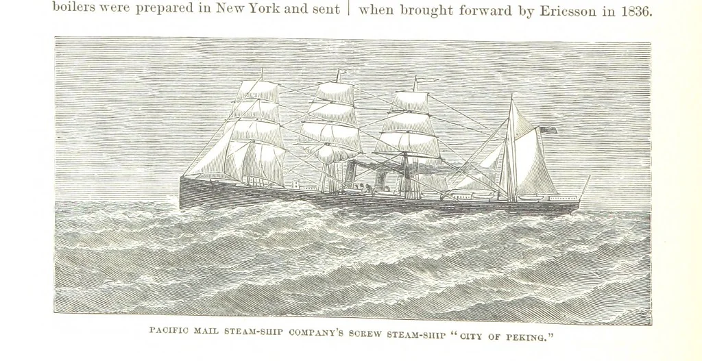 An illustration from The first century of the Republic. A review of American progress. By ... T. D. W., ... F. A. P. Barnard [and others, 1876, leaf 60