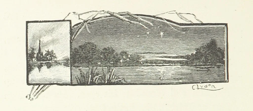 An illustration from In the Days of '54. A story of love and sacrifice, etc, 1893, leaf 130