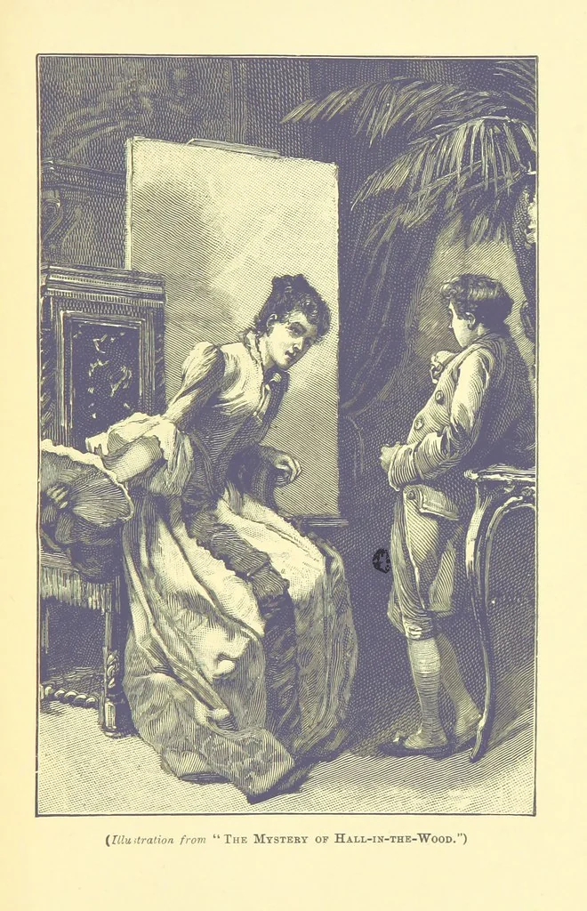 An illustration from In the Days of '54. A story of love and sacrifice, etc, 1893, leaf 167