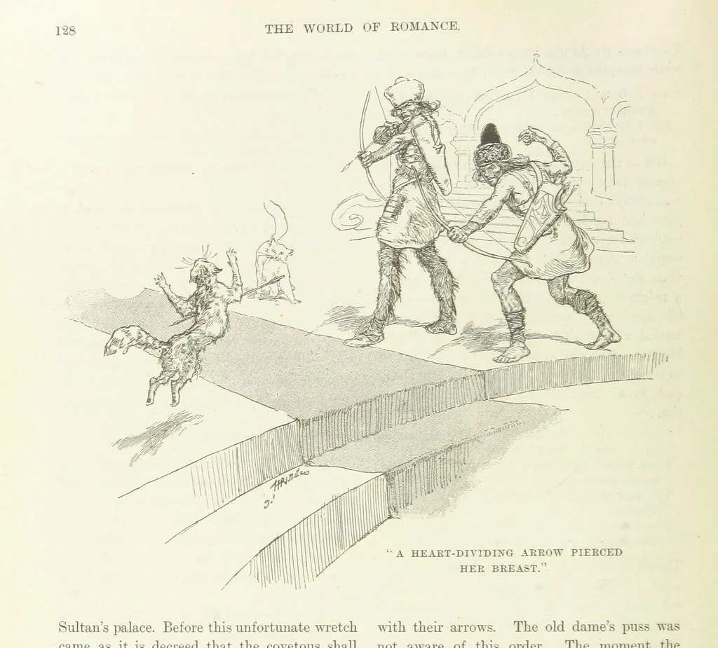 An illustration from The World of Romance. A treasury of tales, legends and traditions. Illustrated, 1892, leaf 148