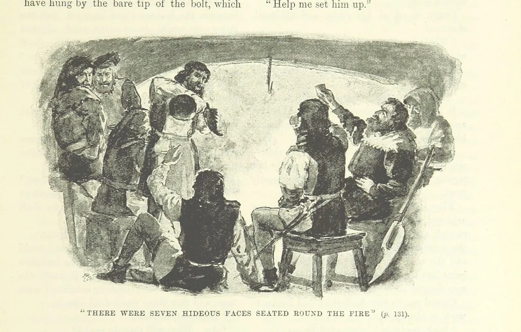 An illustration from The World of Romance. A treasury of tales, legends and traditions. Illustrated, 1892, leaf 153