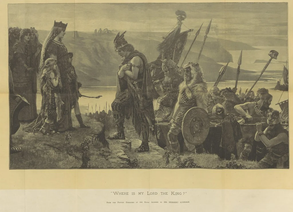 An illustration from The World of Romance. A treasury of tales, legends and traditions. Illustrated, 1892, leaf 16