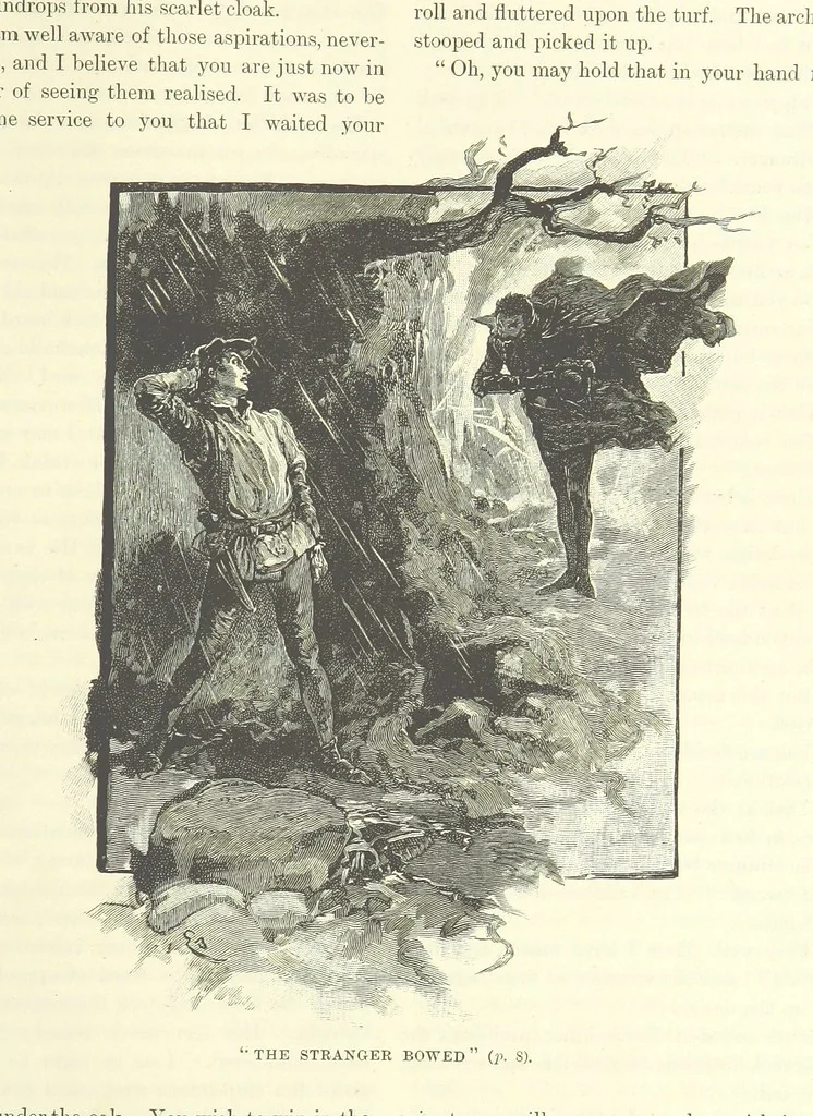 An illustration from The World of Romance. A treasury of tales, legends and traditions. Illustrated, 1892, leaf 25