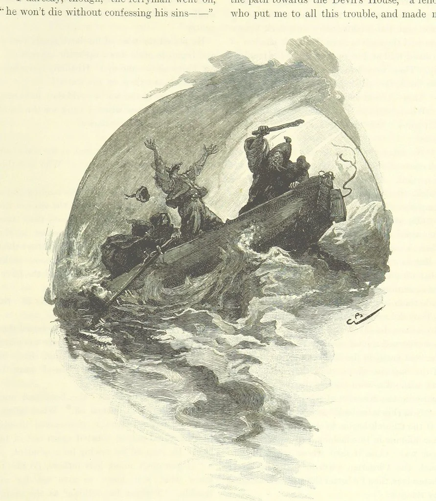 An illustration from The World of Romance. A treasury of tales, legends and traditions. Illustrated, 1892, leaf 29