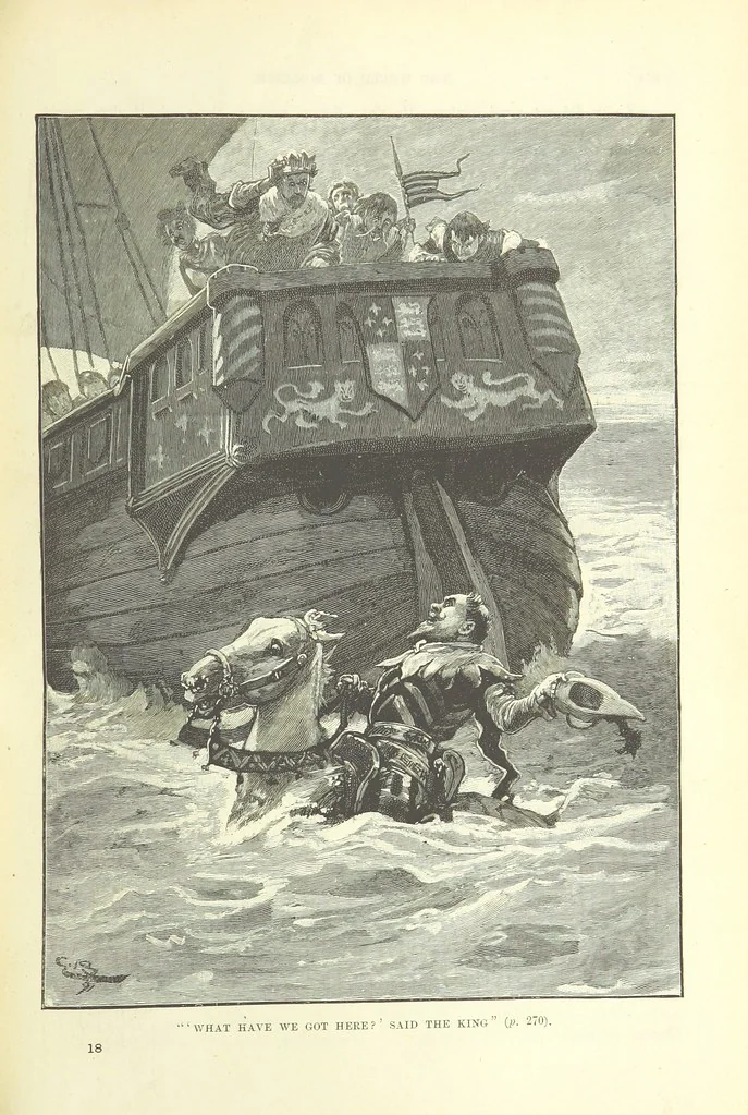 An illustration from The World of Romance. A treasury of tales, legends and traditions. Illustrated, 1892, leaf 299