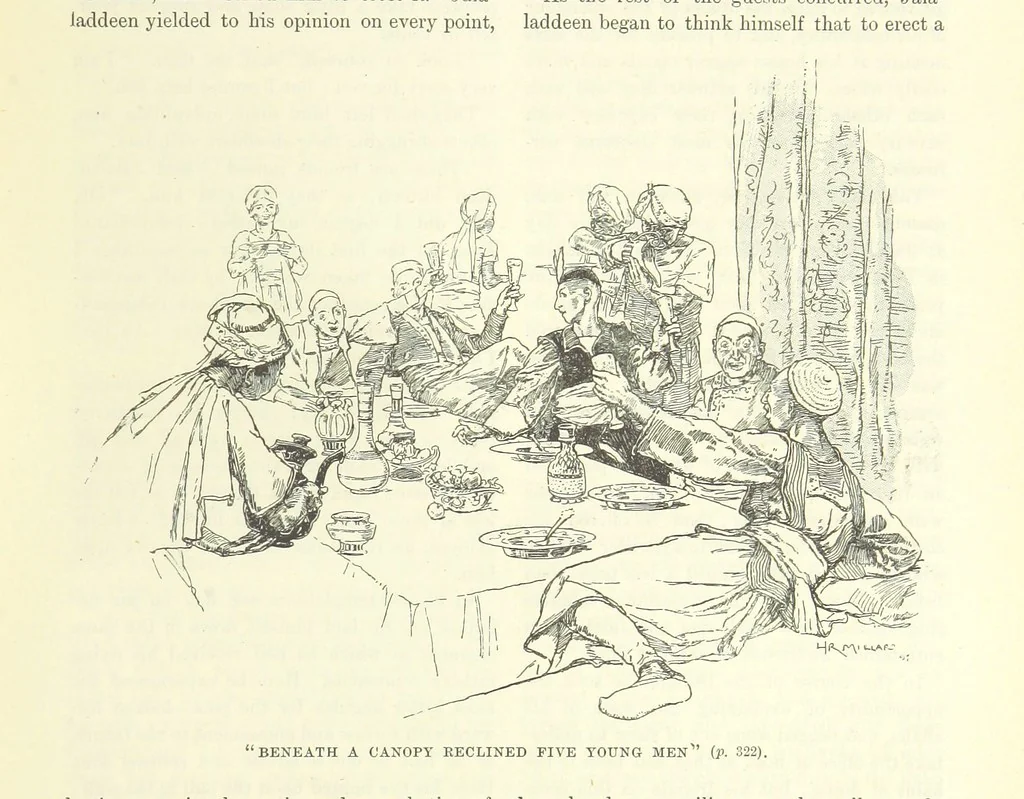An illustration from The World of Romance. A treasury of tales, legends and traditions. Illustrated, 1892, leaf 353