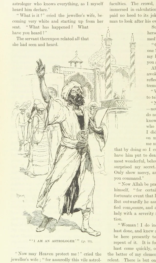 An illustration from The World of Romance. A treasury of tales, legends and traditions. Illustrated, 1892, leaf 36