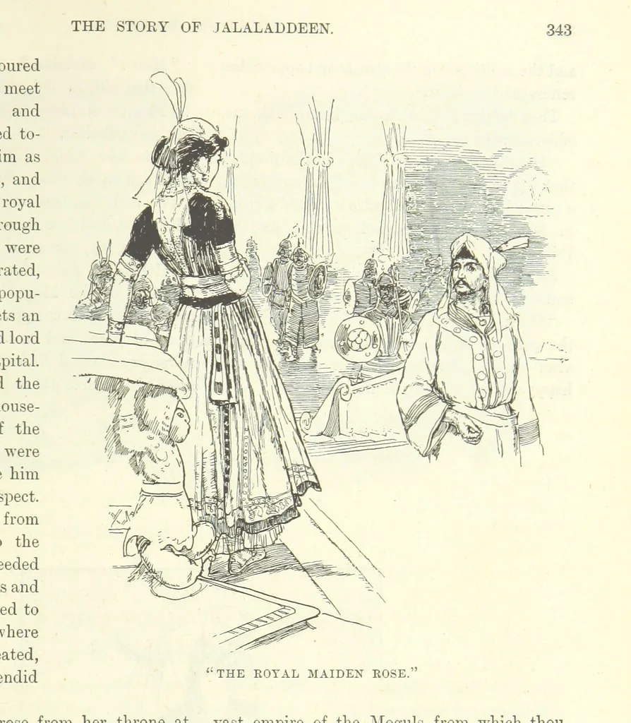 An illustration from The World of Romance. A treasury of tales, legends and traditions. Illustrated, 1892, leaf 371