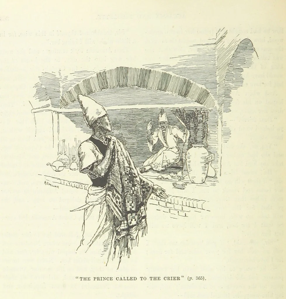 An illustration from The World of Romance. A treasury of tales, legends and traditions. Illustrated, 1892, leaf 394