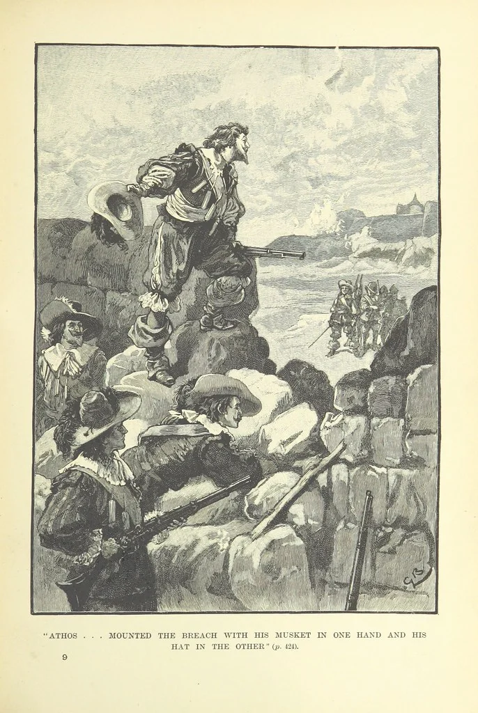 An illustration from The World of Romance. A treasury of tales, legends and traditions. Illustrated, 1892, leaf 455