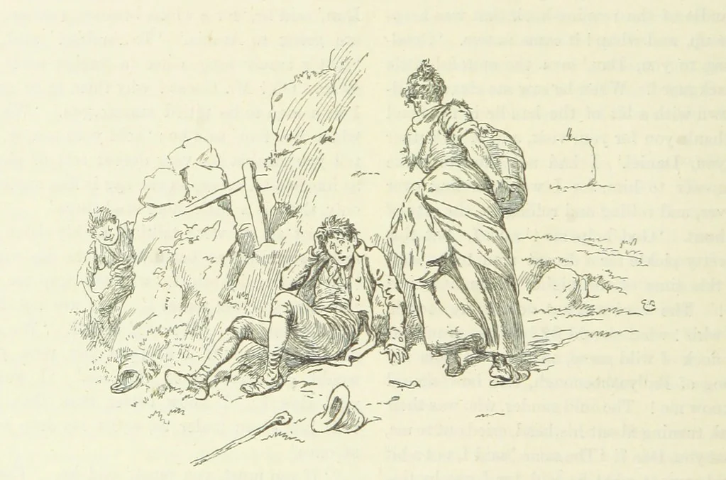 An illustration from The World of Romance. A treasury of tales, legends and traditions. Illustrated, 1892, leaf 496