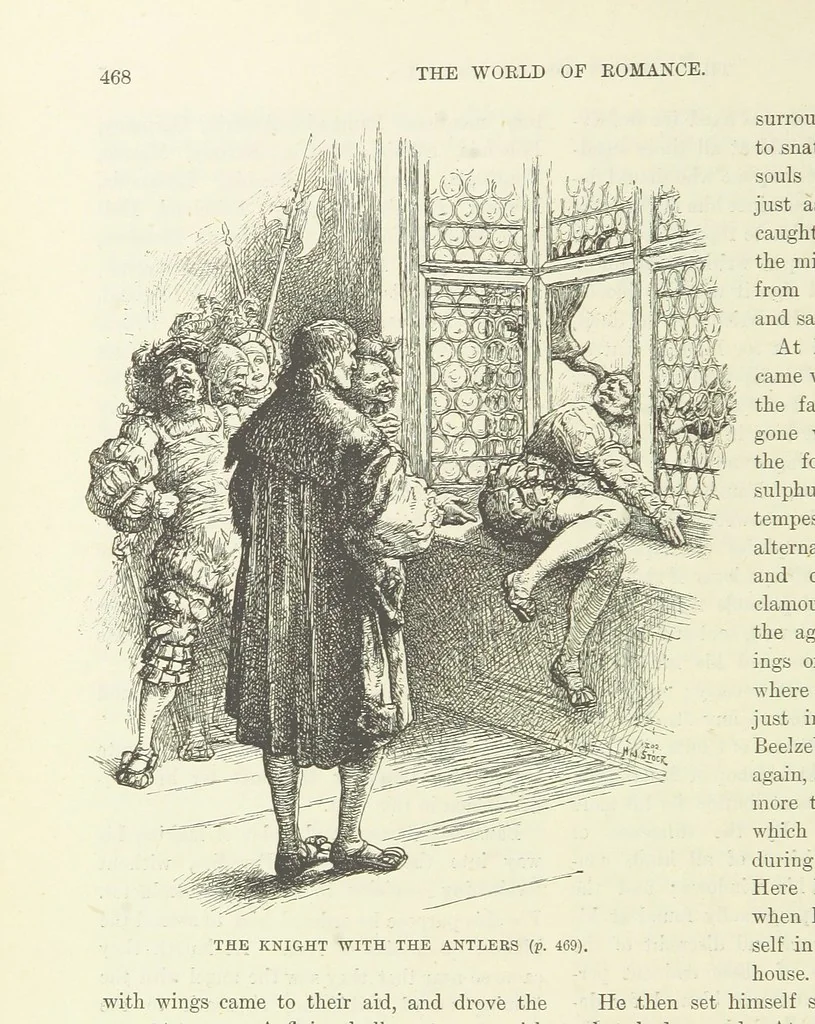 An illustration from The World of Romance. A treasury of tales, legends and traditions. Illustrated, 1892, leaf 500