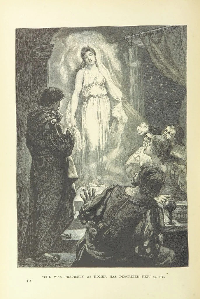 An illustration from The World of Romance. A treasury of tales, legends and traditions. Illustrated, 1892, leaf 504