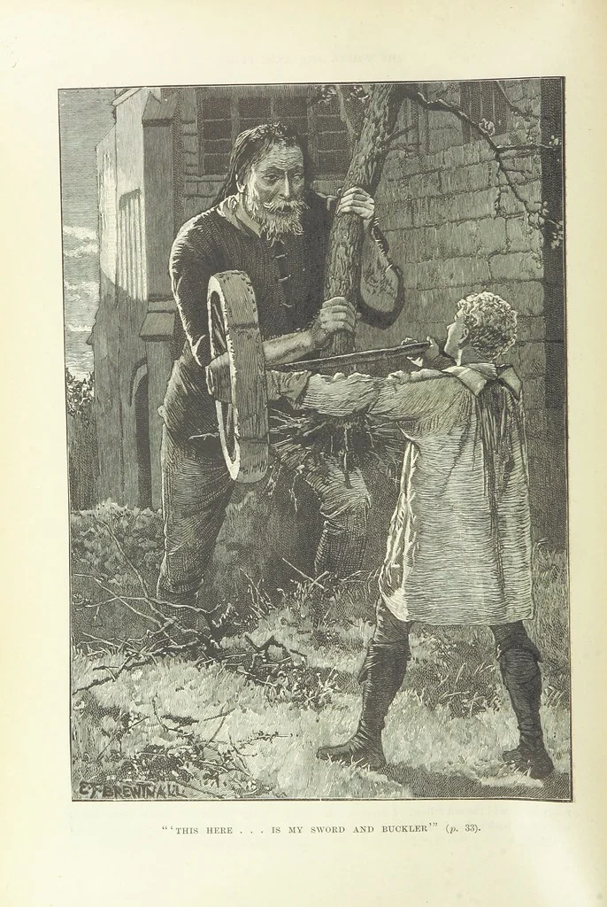 An illustration from The World of Romance. A treasury of tales, legends and traditions. Illustrated, 1892, leaf 52