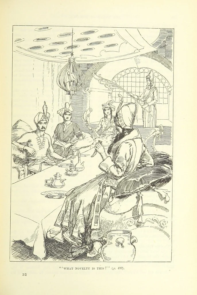 An illustration from The World of Romance. A treasury of tales, legends and traditions. Illustrated, 1892, leaf 531