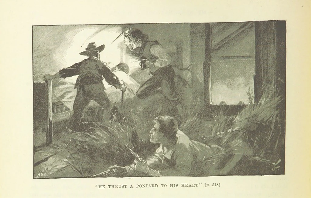 An illustration from The World of Romance. A treasury of tales, legends and traditions. Illustrated, 1892, leaf 552