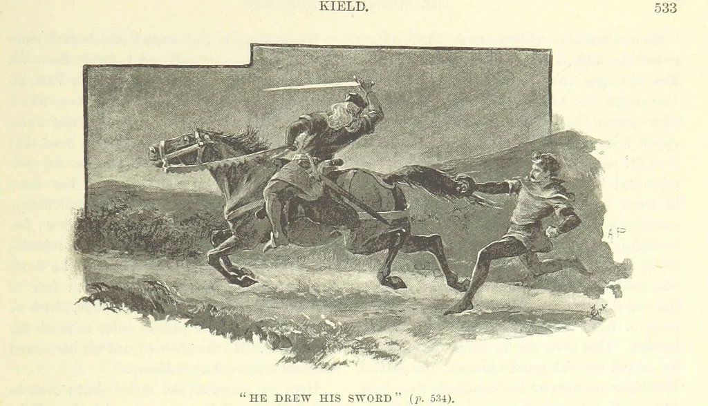An illustration from The World of Romance. A treasury of tales, legends and traditions. Illustrated, 1892, leaf 569