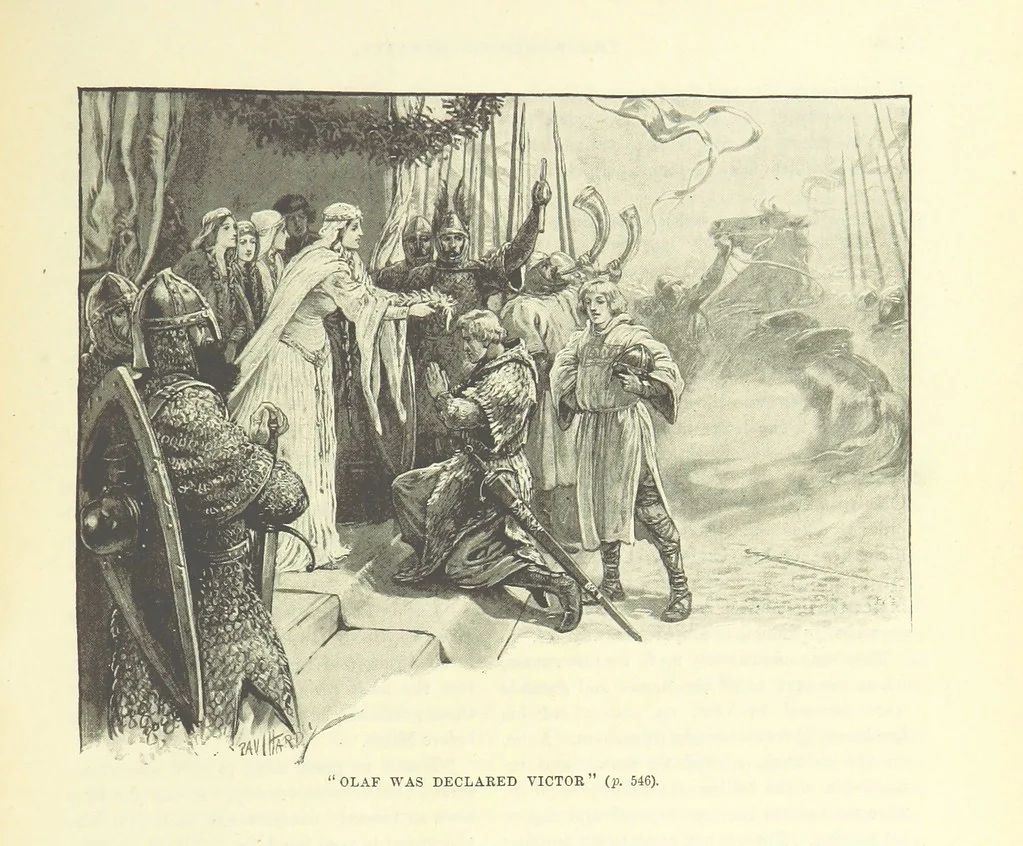 An illustration from The World of Romance. A treasury of tales, legends and traditions. Illustrated, 1892, leaf 583