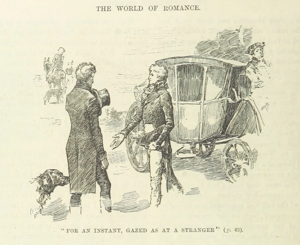 An illustration from The World of Romance. A treasury of tales, legends and traditions. Illustrated, 1892, leaf 60