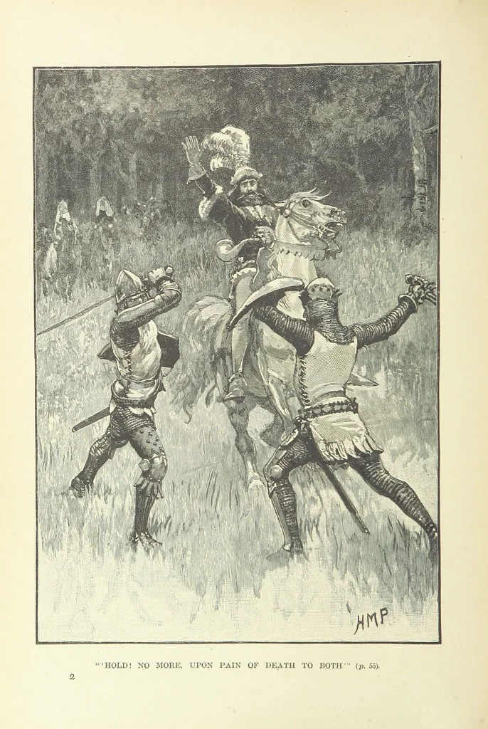 An illustration from The World of Romance. A treasury of tales, legends and traditions. Illustrated, 1892, leaf 72