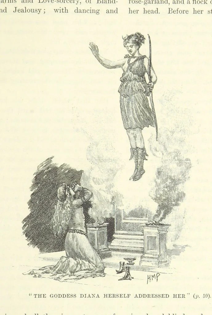 An illustration from The World of Romance. A treasury of tales, legends and traditions. Illustrated, 1892, leaf 75