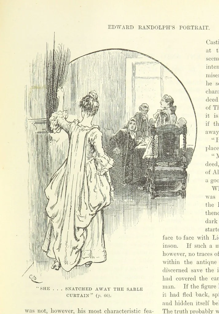 An illustration from The World of Romance. A treasury of tales, legends and traditions. Illustrated, 1892, leaf 85