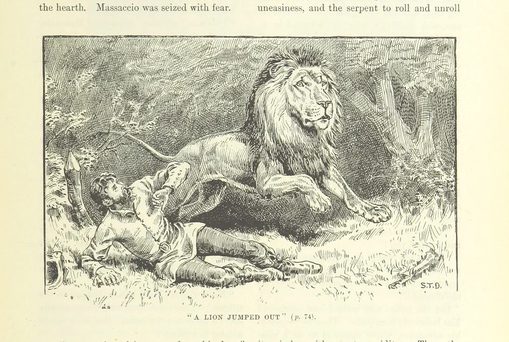 An illustration from The World of Romance. A treasury of tales, legends and traditions. Illustrated, 1892, leaf 93