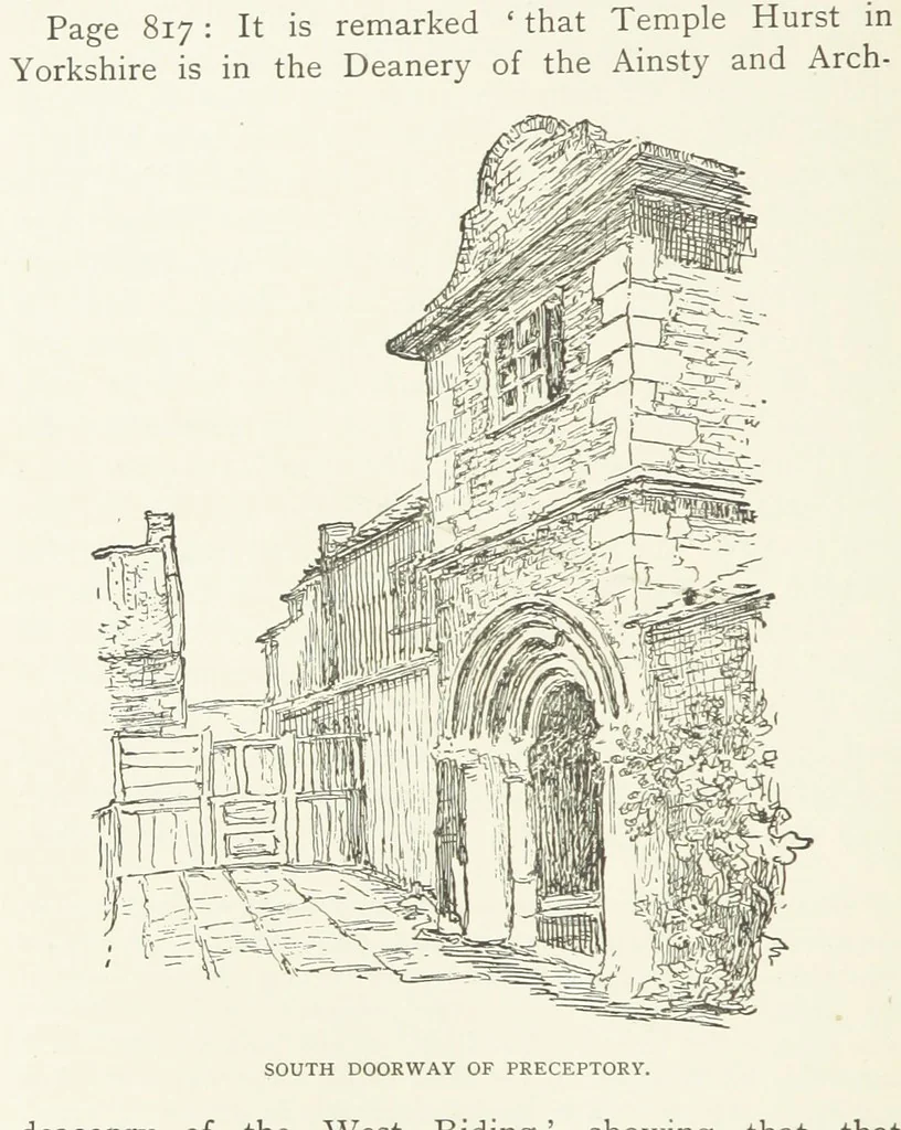 An illustration from History of Haddlesey, its past and present. With notices of many neighbouring parishes and townships, etc, 1894, leaf 44