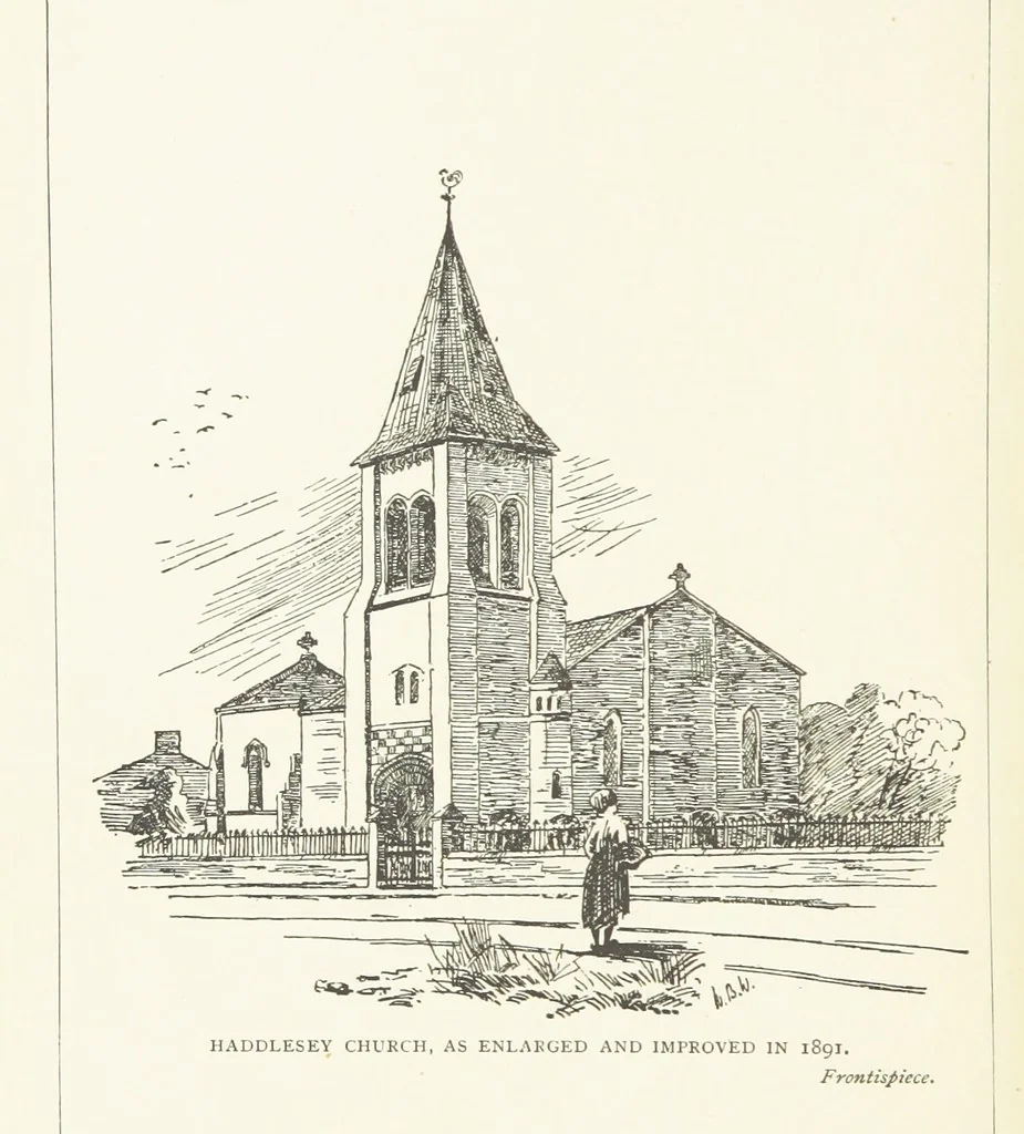 An illustration from History of Haddlesey, its past and present. With notices of many neighbouring parishes and townships, etc, 1894, leaf 8