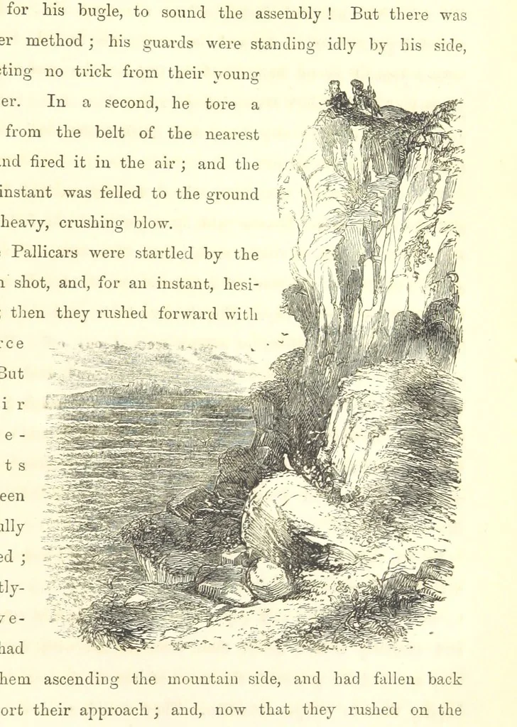 An illustration from The Fife and Drum; or, would be a soldier, 1863, leaf 109